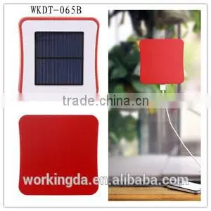 Rohs CE FCC Portable 2600mah Usb Power Bank Mini Solar Charger thumbnail-1