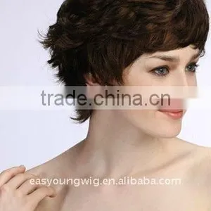 New Short Women's Synthetic Lace Wig for Mum, Mother Wigs thumbnail-3