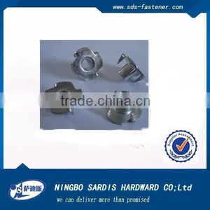 Tee Nut With 4 Prongs (for Furniture) With Bright (White) /Blue /Yellow Zinc Plated; M4, M5, M6, M8, M10, thumbnail-6