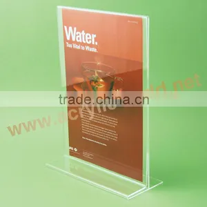 a5 T Shape Acrylic Menu Holder thumbnail-1