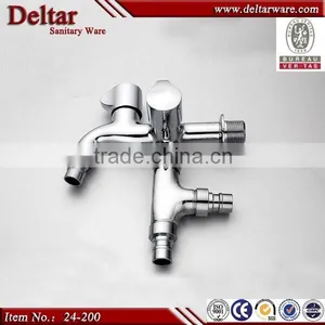 Washing Machine Water Tap, Balcony Wash Hand Mixer Tap, Polish Brass Copper Water Faucet thumbnail-1