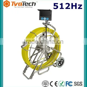 23MM Lens Industrial Video Pipe Inspection Camera,Drain/Sewer Inspection System 120M Fiberglass Cable With Meter Counter thumbnail-1