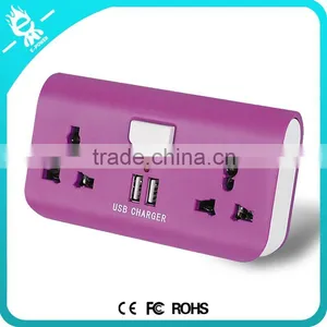 Hot Electrical Socket With USB Retractable Smart 2-usb Power Strip thumbnail-3