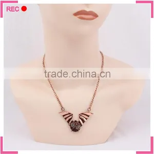 Personalized Necklace With Bat Pendant, Necklaces for Young Girls thumbnail-1