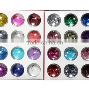H1-014 24COLORS MIXING GLITTER POWDER thumbnail-1