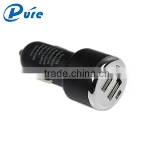 2016 Newest Electric Car Charger Radio Type Two Ports USB Radio Car Charger Power Supply thumbnail-3