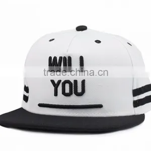 Flat Brim Hats With Printing Snapback Caps Hot Sale Hip Hop Cap thumbnail-3