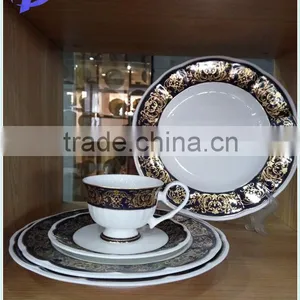 61pcs Bone China Dinnerware/dinner Set/dinner Plate thumbnail-1