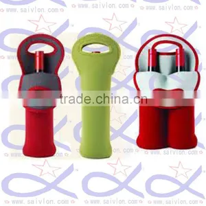 Neoprene Single Insulated Bottle Cooler Wine Tote Bag thumbnail-4