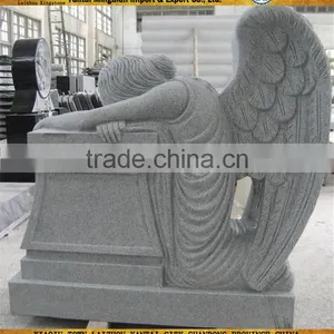 Angel Headstone,China Nature Stone Tombstone thumbnail-2