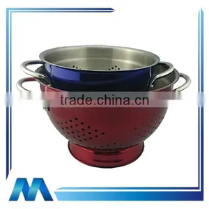 Durable Cooking Tool Stainless Steel Fruit Strainer Vegetable Strainer thumbnail-5