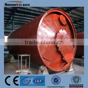 CE BV Certified Waste Tire Plastic Rubber Pyrolysis Machinery thumbnail-1