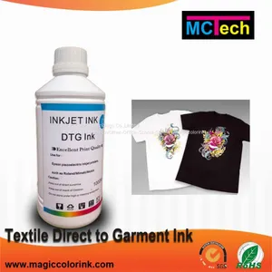 T Shirt Pretreatment Printing Dtg White Ink for Epson F2000 L800 1390 Textile Ink thumbnail-3