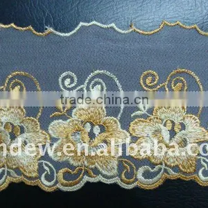 Organdy Embroidery Lace Trimming thumbnail-1