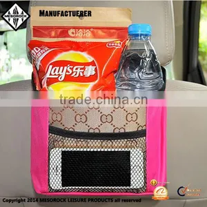 Vehicle Storage Hanging Bag With Adjustable Buckled Strap Car Trash Bag Car Organizer thumbnail-1