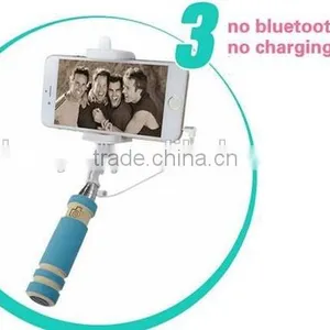 Wholesale Wired Mini Smartphone Selfie Stick for Phone thumbnail-3