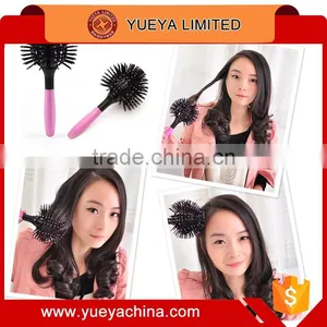 Fashion 3D Hair Curl Comb Ball Shaped Hair Making Comb thumbnail-2