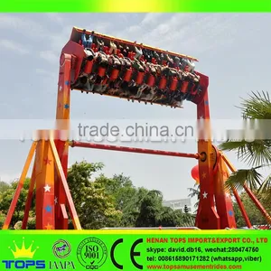 Amusement Park Equipment Funfair Top Spin Space Travel Rides thumbnail-1