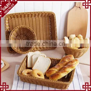 Woven Bread Basket / Plastic Food Basket thumbnail-1