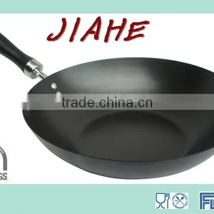Chinese Carbon Steel Wok Pan Non-stick thumbnail-1