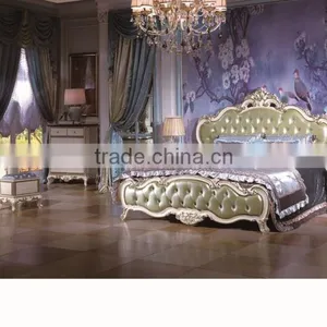 Bisini Luxury Solid Wood Bedroom Furniture, Bedroom Furniture Set thumbnail-1