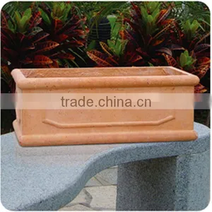 Patio Planter Deep Square Planter Box Plants Large Resin Planter Pot Container QL-66410 thumbnail-1