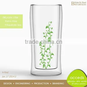 Unbreakable Drinking Glass Cup With Decal thumbnail-1