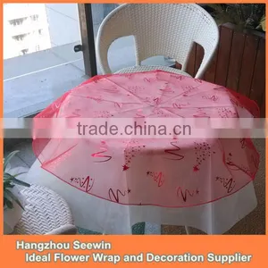 Charming Organza Table Cloth,Banquet Table Cloth thumbnail-1