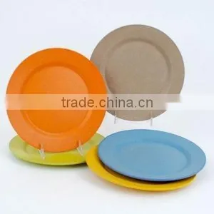 Bamboo Fiber Serving Dinner Dessert Plates,Biodegradable Dinner Plates thumbnail-1