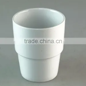 Cheap Stocked Whitel Round Ceramic Cup Without Handle thumbnail-1