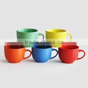 2017 Wholesale 25OZ Promotional Stoneware Cheap Jumbo Soup Mug thumbnail-5