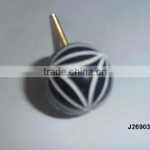 Resin Knob With Patterns Available in Other Colour and Patterns thumbnail-1
