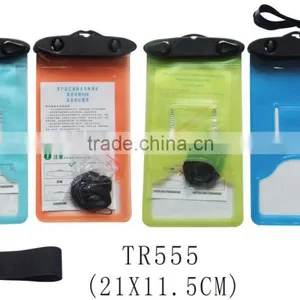 Outdoor Sports PVC Waterproof Cell Phone Bag With Arm Strap and Lanyard thumbnail-1