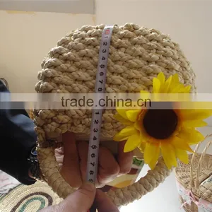 Fashion Design Corn Husk Material ECO-friendly Mini Lady Hand Bag thumbnail-3