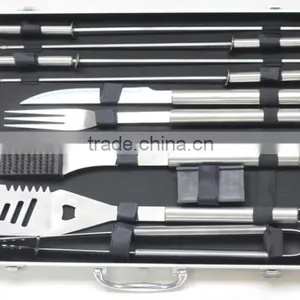 Wholesale Stainless Steel Barbecue Tool Set With Case thumbnail-1