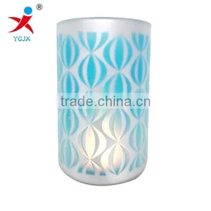 Sprayed Hand-painted Glass Handicraft/glass Lampshade/electroplating Factory/zibo Ice Series Ground Silver Plating Processing thumbnail-1