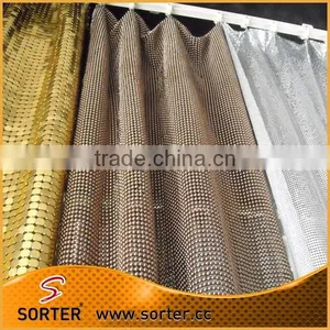 Aluminum Sequin Fabric For Shower Curtains Home Decoration Items thumbnail-2