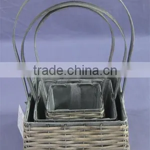 Willow Garden Planter With Handles thumbnail-1