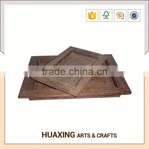 Factory Price Wholesale Natural Wood Gift Wooden Tray thumbnail-5