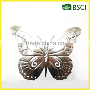 YS15B020 Metal Butterfly Wall Decoration Metal Accessories for Garden Decoration thumbnail-1