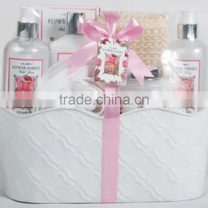 7 PCS BATH SET W/IRON BUCKET thumbnail-1