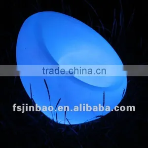 Poly Ethylene Material Outdoor LED Sofa Outdoor Furniture thumbnail-1