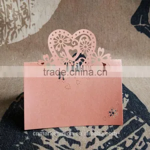 Laser Cut Decoration Card Party Invitation Card Table Card Wedding Place thumbnail-1