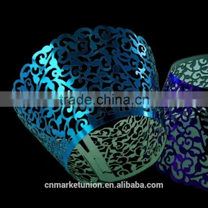 Wedding Paper Cupcake Wraps Food Containers Cakes Cups Cupcakes Wraps thumbnail-5