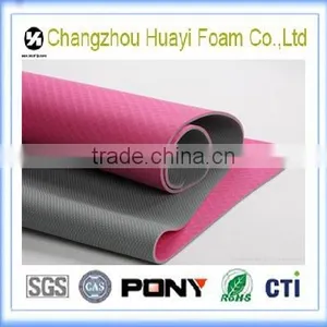 Different Shapes Dual Layer TPE Yoga Mat thumbnail-1
