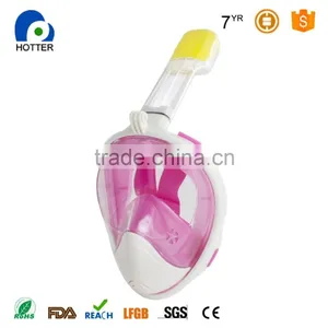 High Quality Liquid Slicone Full Face Snorkel Mask thumbnail-2