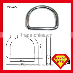 AD229 Aluminum 20kN Safety Forged D-Ring thumbnail-4