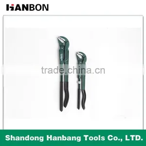 HANBON Heavy-Duty Bent Nose Pipe Wrench thumbnail-1
