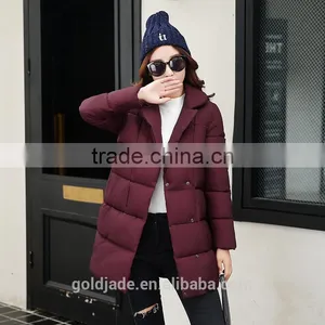 Ladys Winter Padded Jacket Wholesale Customized Qulited Jacket thumbnail-3