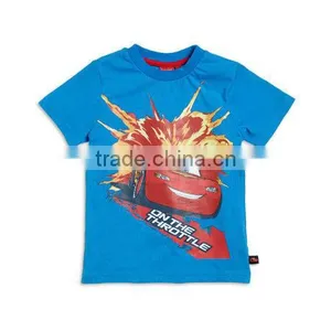 2015 Hot Sell Print Children's Cotton Short Sleeve T-shirt thumbnail-3